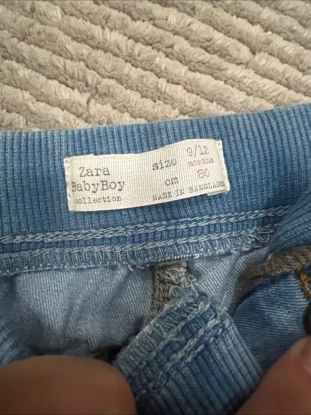 Zara Two-Pair Kids Light & Medium Blue Denim Shorts